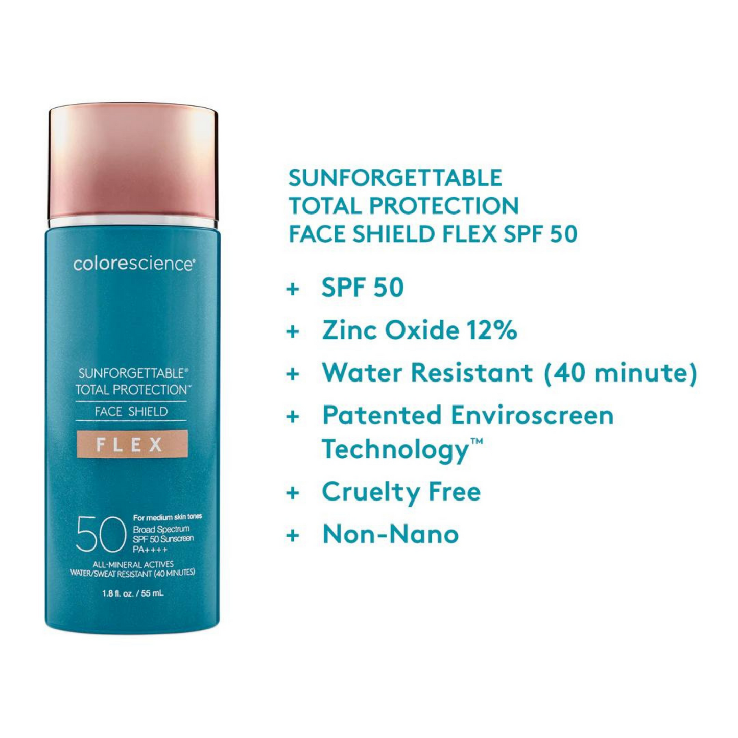 Colorescience Sunforgettable® Total Protection™ Face Shield FLEX SPF 50