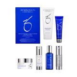 ZO Skin Health Complexion Smoothing + Clarifying Program kit for oily, blemish-prone skin with six products