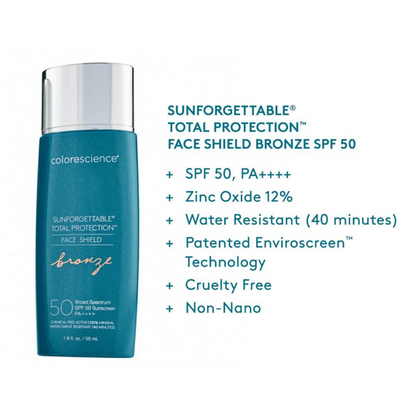 Colorescience Sunforgettable® Total Protection™ Face Shield BRONZE SPF 50